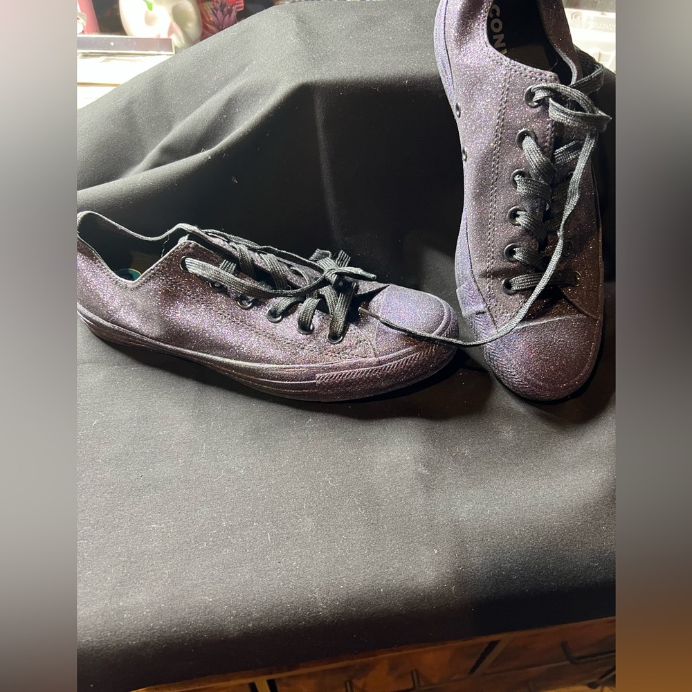 Used purple Converse
